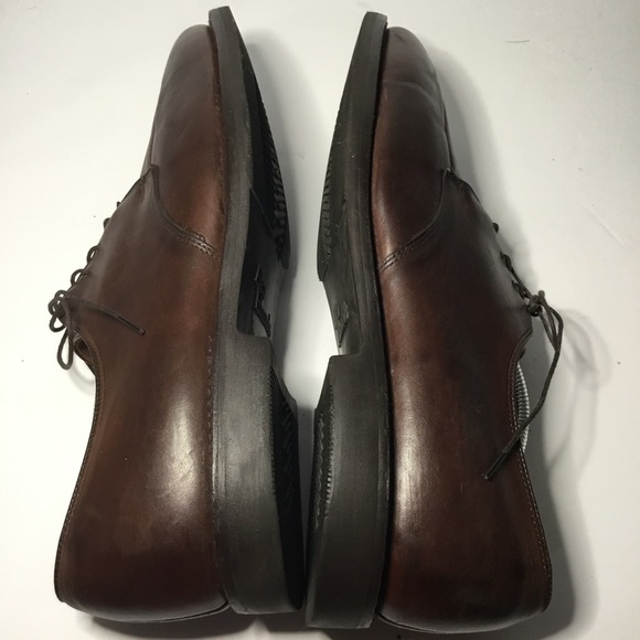 Allen Edmonds Men’s Brown Leather Kennett Split Toe Oxford Shoes Size 12D - Picture 5 of 10